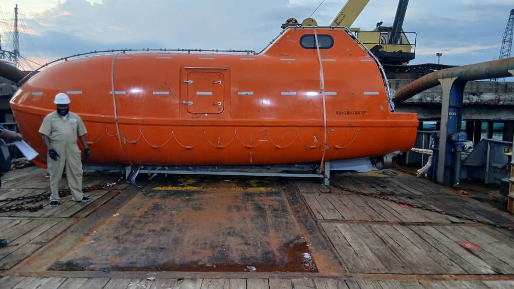 NNPC Lifeboat & Davit Installation